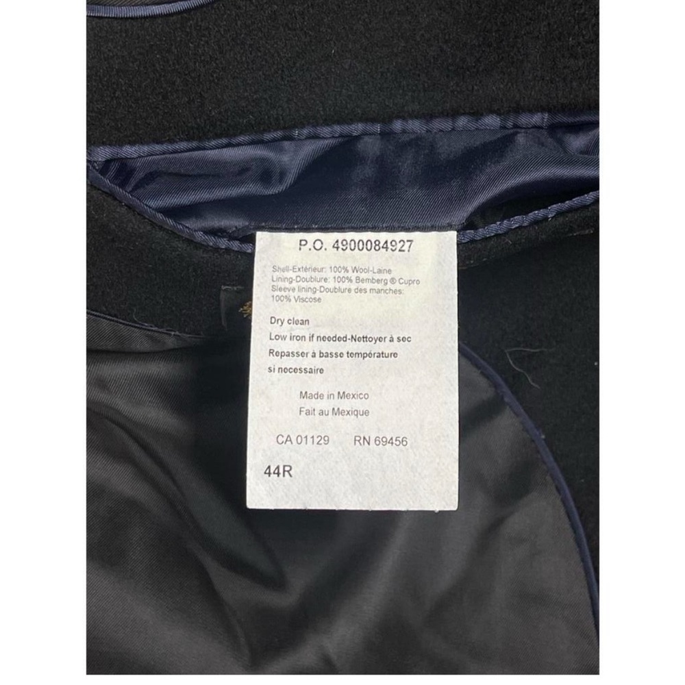 Loro Piana Men's Black Wool Coat - Picture 5 of 9